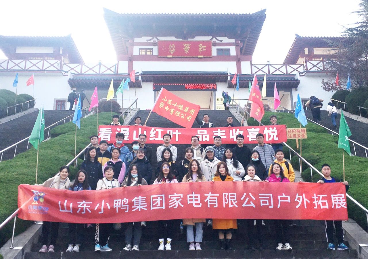 漫步红叶谷，尽享枫叶情——小鸭家电职工团建活动!