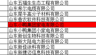 喜报！热烈祝贺小鸭家电公司荣获省级“专精特新”企业荣誉称号！